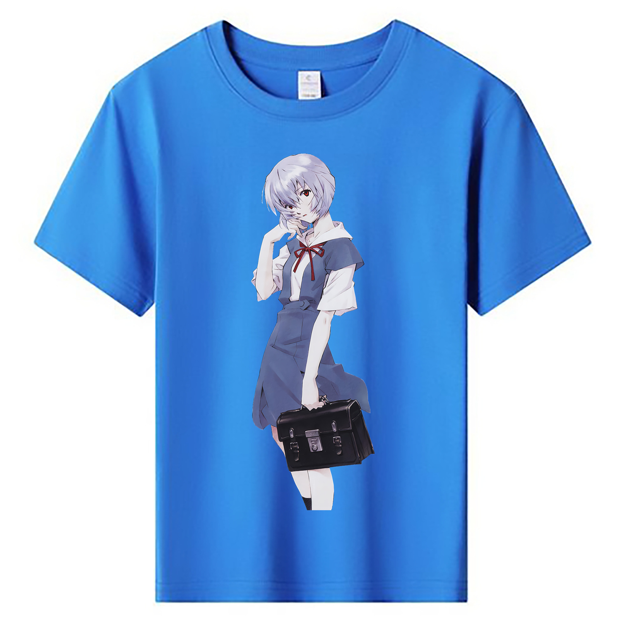 （画像用） EVA 新世紀エヴァンゲリオン 綿100％キッズTシャツ（フロントプリント）